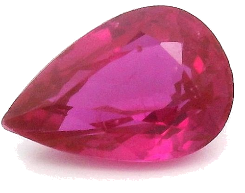 0.52 carat RED Pear Rubinas (1)