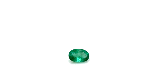 0.41 carat GREEN Oval Smaragdas (1)