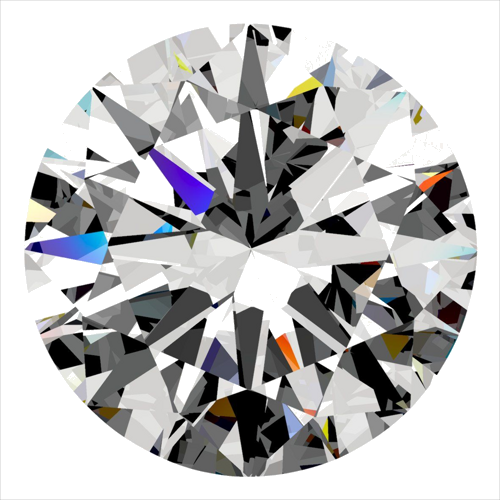 0.3 carat H-VVS2 Excellent cut Natūralus Round Deimantas (1)