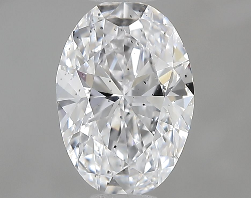 0.7 carat D-SI2 Natūralus Oval Deimantas (1)