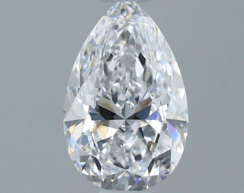 0.61 carat D-VS1 Natūralus Pear Deimantas (1)