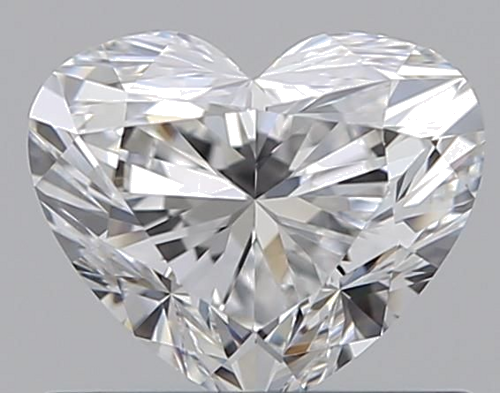 0.59 carat E-VS1 Natūralus Heart Deimantas (1)