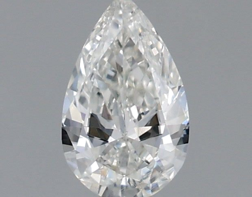 0.32 carat F-VVS2 Natūralus Pear Deimantas (1)