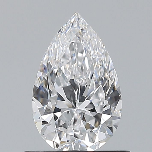 0.7 carat D-VVS2 Natūralus Pear Deimantas (1)