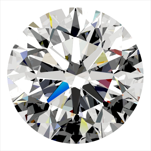 0.34 carat G-VVS1 Excellent cut Natūralus Round Deimantas (1)