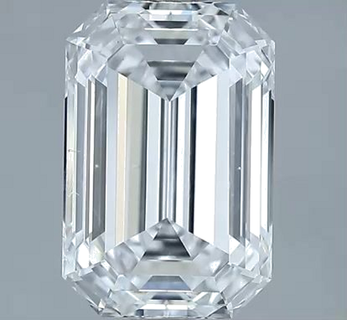 3.0 carat D-SI2 Natūralus Emerald Deimantas (1)