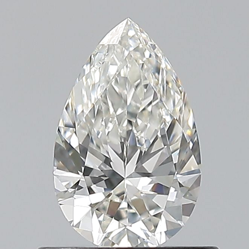 0.61 carat H-IF Natūralus Pear Deimantas (1)