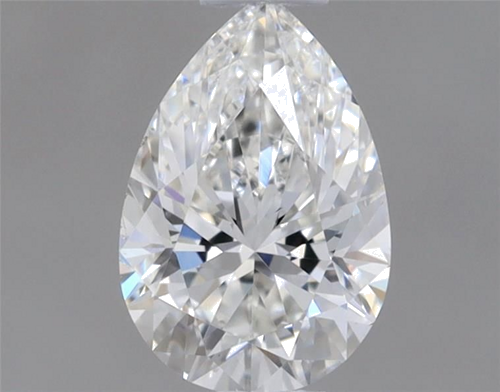 0.4 carat G-VS2 Natūralus Pear Deimantas (1)