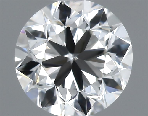 0.5 carat H-VVS1 GD cut Natūralus Round Deimantas (1)