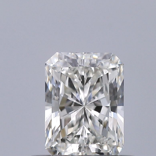0.43 carat H-VVS2 Natūralus Radiant Deimantas (1)