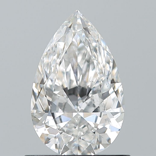 0.81 carat E-SI1 Natūralus Pear Deimantas (1)