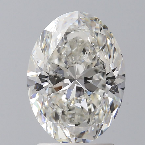 2.01 carat G-SI2 Natūralus Oval Deimantas (1)