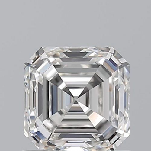 1.07 carat H-VVS1 Natūralus Asscher Deimantas (1)