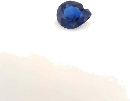 0.61 carat BLUE Pear Safyras (1)