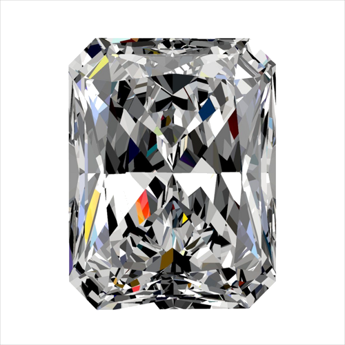0.52 carat G-VVS1 Natūralus Radiant Deimantas (1)