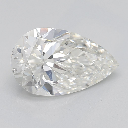 1.51 carat I-SI1 Natūralus Pear Deimantas (1)