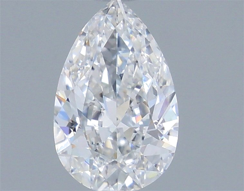 0.5 carat E-SI1 Natūralus Pear Deimantas (1)