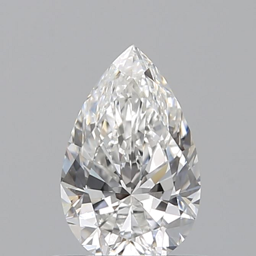 0.5 carat F-VS2 Natūralus Pear Deimantas (1)