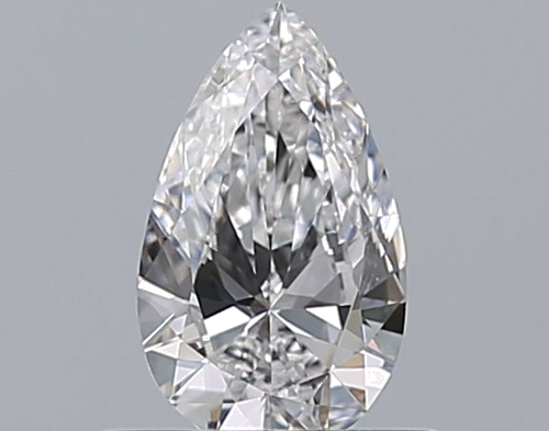 0.5 carat D-VS1 Natūralus Pear Deimantas (1)