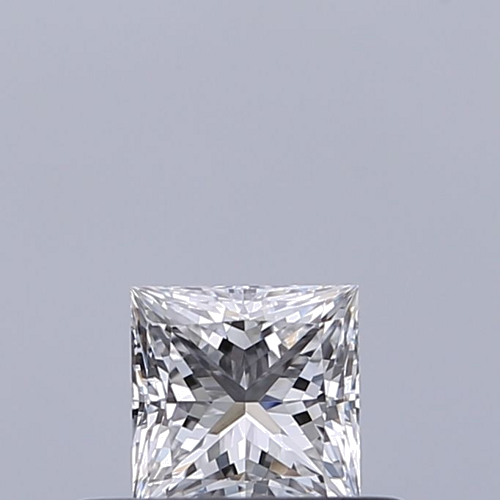 0.3 carat D-VVS2 Natūralus Princess Deimantas (1)