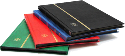 Stockbook BASIC, DIN A4, 16 melnas lappuses, nepolsterēts vāks, zaļš (1)