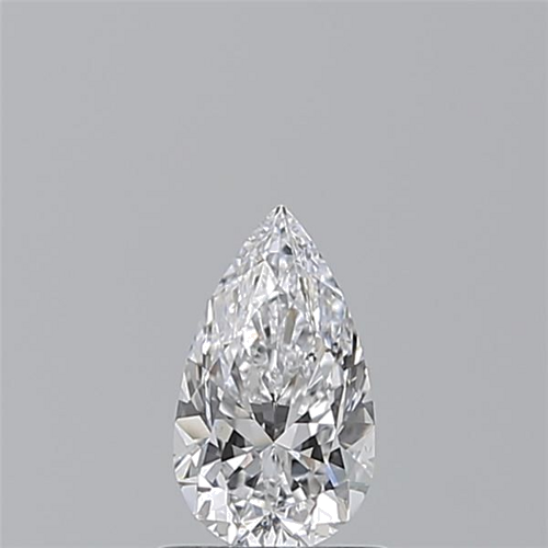 0.7 carat D-VS2 Natūralus Pear Deimantas (1)