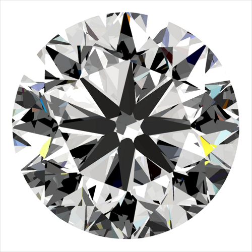 0.3 carat I-VVS1 Very Good cut Natūralus Round Deimantas (1)