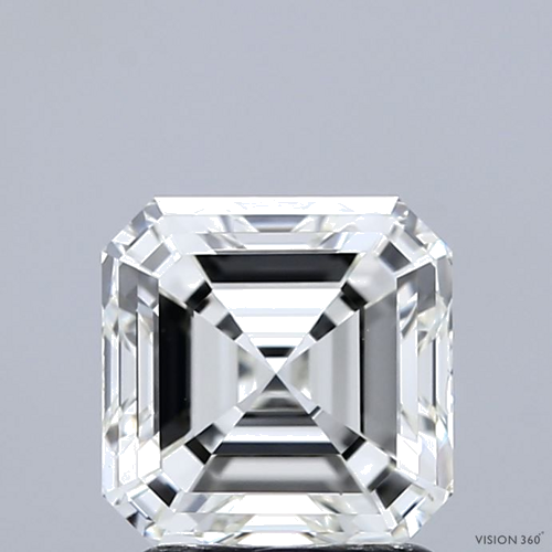 2.01 carat K-VVS2 Natūralus Asscher Deimantas (1)