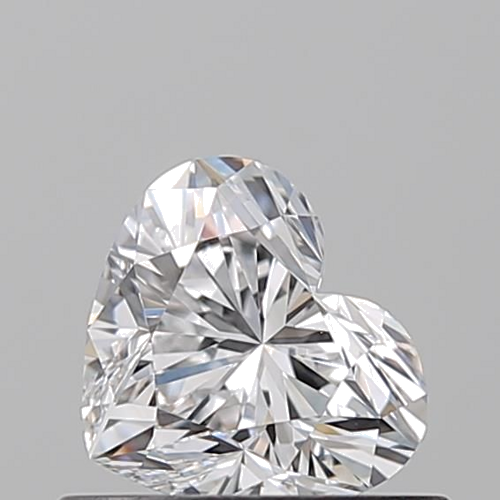 0.5 carat D-VVS2 Natūralus Heart Deimantas (1)