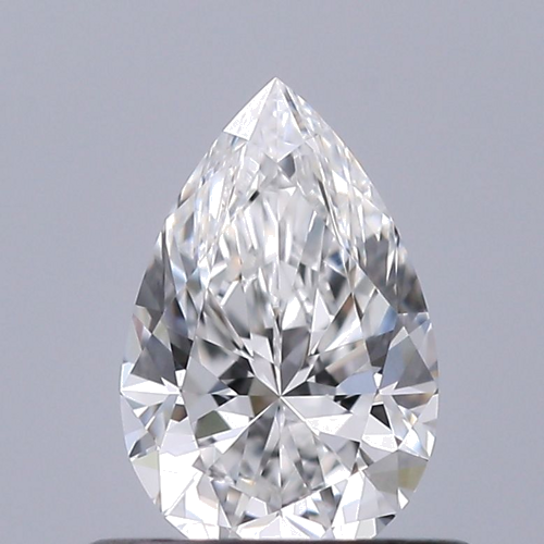 0.51 carat E-VVS1 Natūralus Pear Deimantas (1)