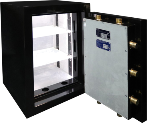 II Saugumo klasės seifas „CLE II 68E White/Black Gold“ (290 kg) (3)