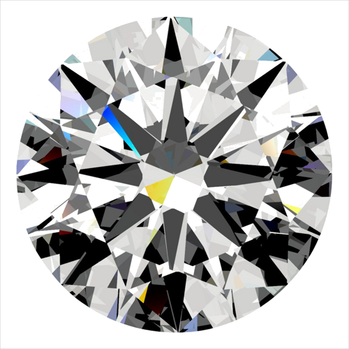 0.3 carat F-VS2 Very Good cut Natūralus Round Deimantas (1)