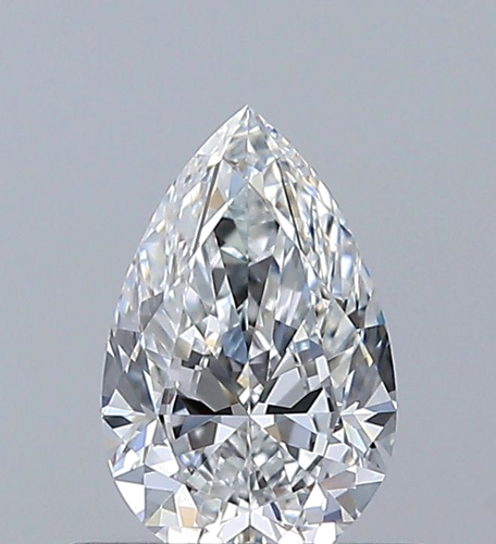 0.5 carat E-VVS2 Natūralus Pear Deimantas (1)