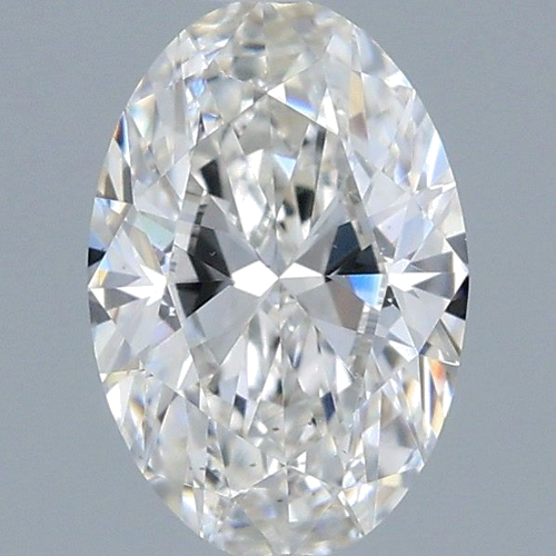 0.54 carat F-SI1 Natūralus Oval Deimantas (1)