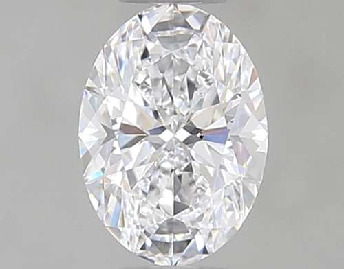 0.5 carat D-VVS2 Natūralus Oval Deimantas (1)