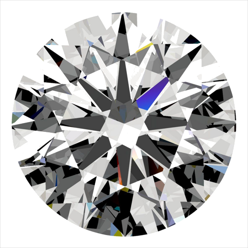 0.3 carat E-VVS1 Excellent cut Natūralus Round Deimantas (1)