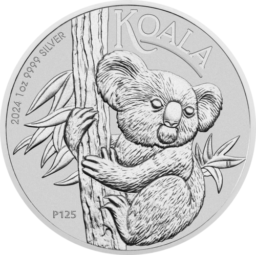 2024 Koala Australija 1 oz sidabrinė moneta (1)