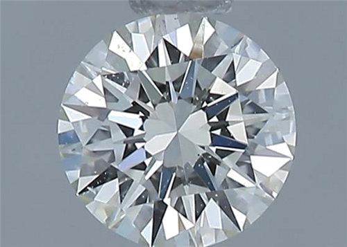 0.43 carat K-VVS2 Excellent cut Natūralus Round Deimantas (1)