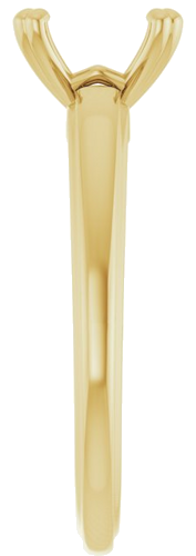 Sužadėtuvių Žiedas „Solitaire“ 14k yellow gold Oval 9mm x 7mm (4)