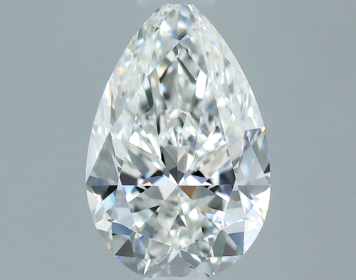 0.54 carat F-VS1 Natūralus Pear Deimantas (1)