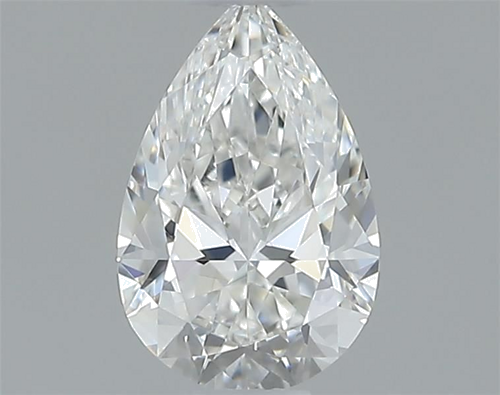 0.32 carat G-VVS1 Natūralus Pear Deimantas (1)