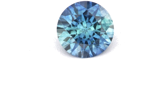 0.46 carat BLUE Round Safyras (1)