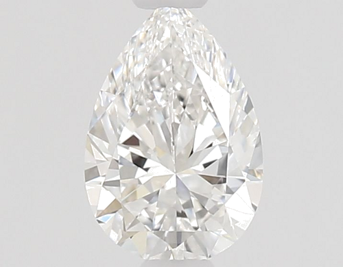 0.5 carat E-VVS1 Natūralus Pear Deimantas (1)