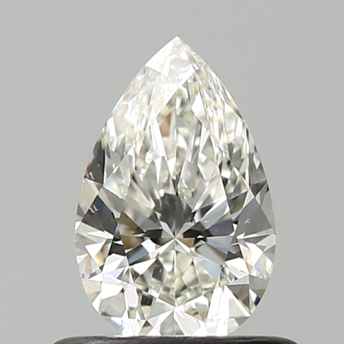 0.55 carat I-VS2 Natūralus Pear Deimantas (1)