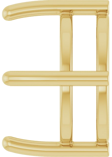 14K Yellow 9 mm Round Cabochon Pendant Mounting (3)