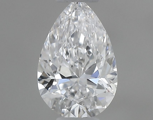 0.3 carat D-VS2 Natūralus Pear Deimantas (1)