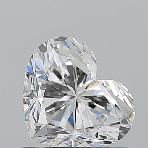 1.01 carat G-VVS2 Natūralus Heart Deimantas (1)