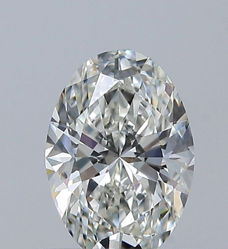0.6 carat H-VS2 Natūralus Oval Deimantas (1)