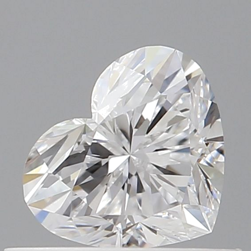 0.52 carat D-VVS2 Natūralus Heart Deimantas (1)