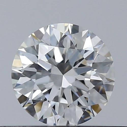 0.37 carat F-VVS1 Excellent cut Natūralus Round Deimantas (1)